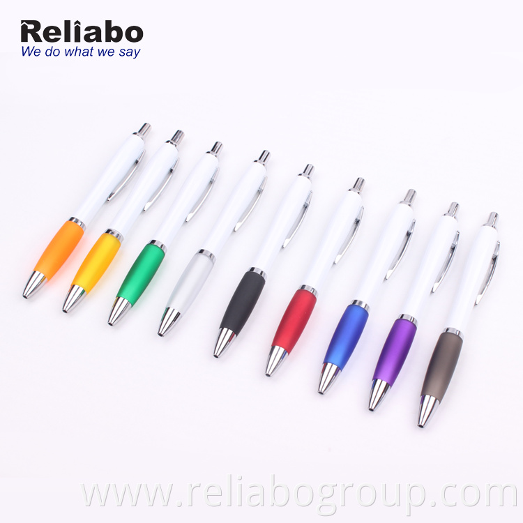 Reliabo Custom Logo Printed Promotional Cheap Plastic Advertising Ball Point Pen